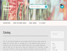 Tablet Screenshot of diecastdevon.co.uk